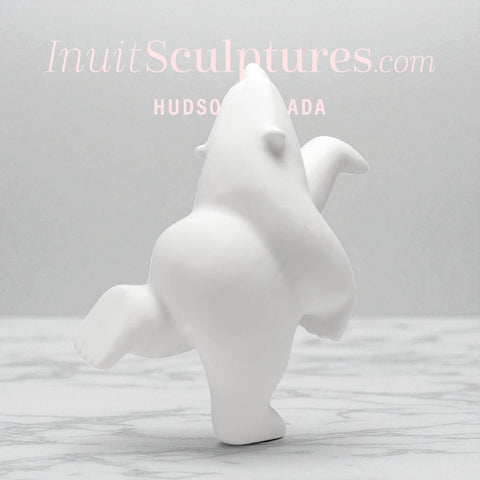 19" LIMITED EDITION Dancing Bear by Johnny Manning *Shall We Dance?* (Italian Marble)