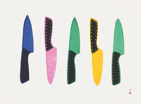 2023 PRINT by SUSIE SAILA *Ornamental Knives 29*