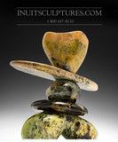 9" Masterful Inukshuk by Paul Bruneau