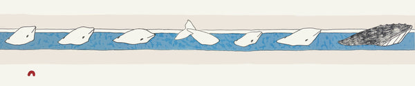 2025 PRINT Dorset Collection by QAVAVAU MANUMIE *Following Bowhead*