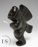 VINTAGE 8" Dancing Hunter by Clayton Keknek Gjoa Haven *Vixen*