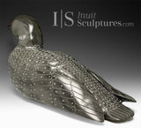 23" SIGNATURE Red Eye Loon by Jimmy Iqaluq *Pin Feathers*