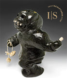 VINTAGE 10" Hunter by Wayne Puqiqnak Gjoa Haven *Stealth Bomber*