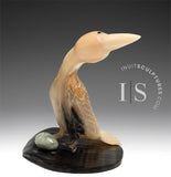 8" Muskox Horn Crane by Buddy Alikamik *Over Here!*