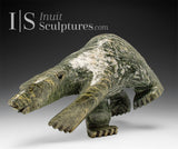 9" 2 Way Diving / Walking Bear by Moe Pootoogook *Sand Bar*