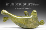 11" Basking Seal by the late Suati Qimirpik *Two Tail Fins Clapping*