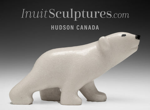 8" Walking Bear by Guy Uniuqsaraq *Vanilla Milkshake*
