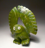 Apple Green Owl by Adamie Qaumagiaq